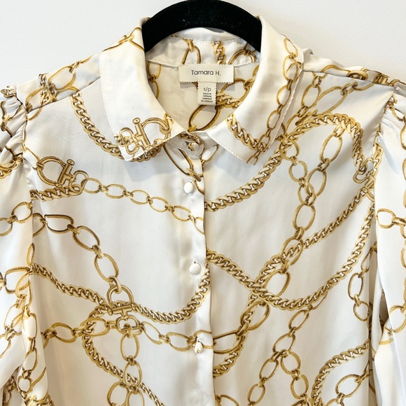 Tamara H Chain Pattern Blouse - Picture 5 of 5